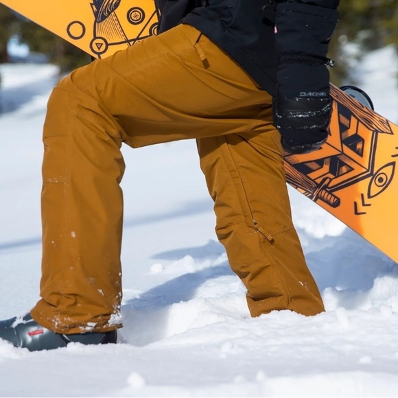 NWOT Bonfire Snowboarding Men’s Pants Brown / Size M - Picture 1 of 16